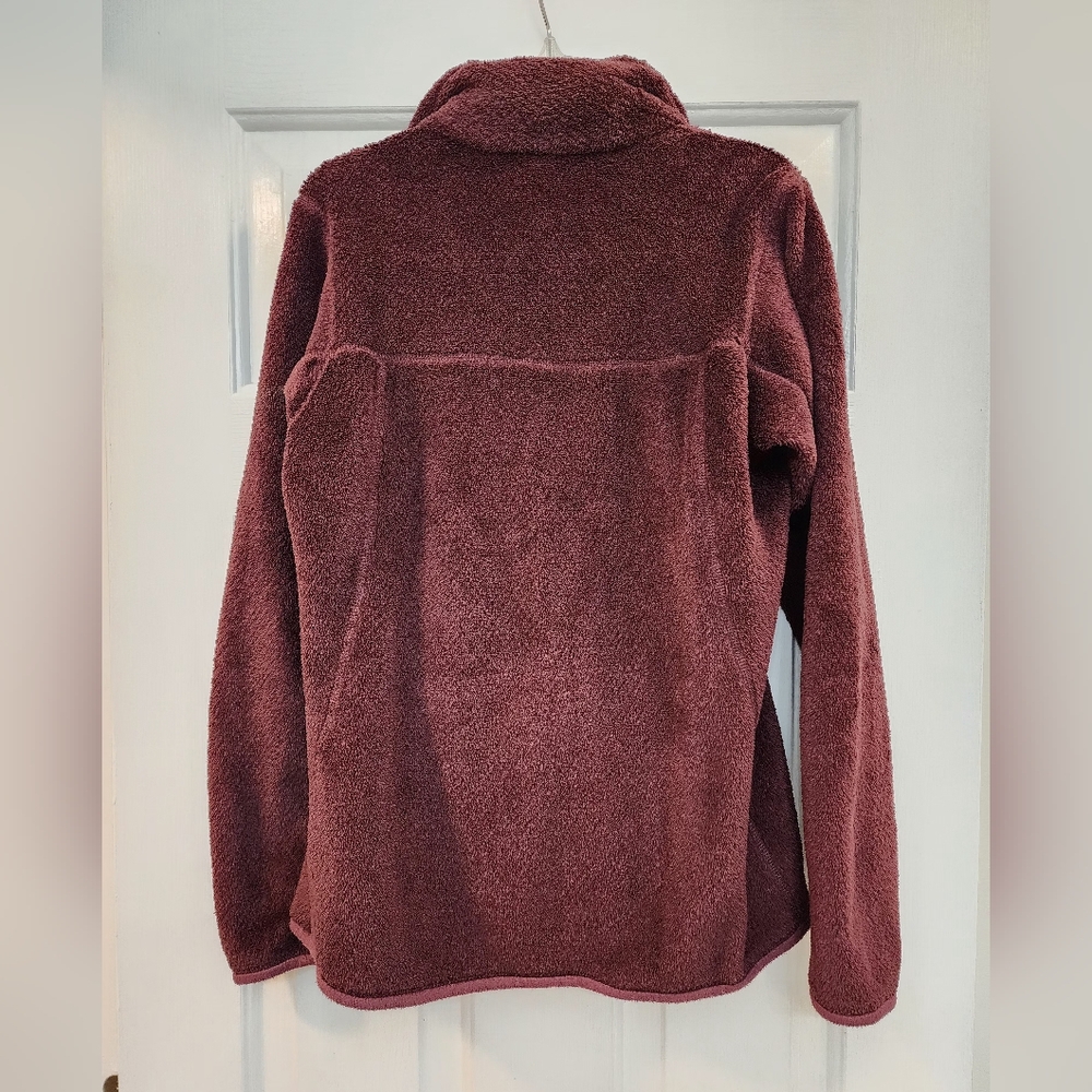 Patagonia Women's Re-Tool Snap-T Pullover XS in Dark Ruby EUC - Picture 2 of 5